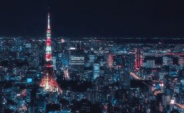Khung cảnh Tokyo khi về đêm